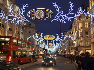 Kerstsfeer in Londen